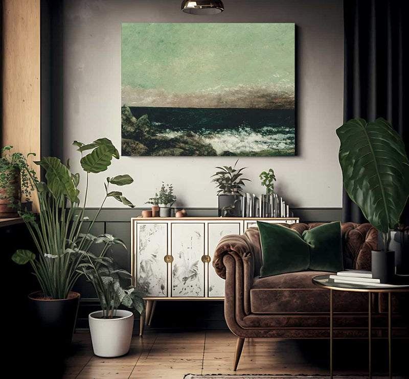 The Mediterranean By Jean Desire Gustave Courbet Fine Art Print 2