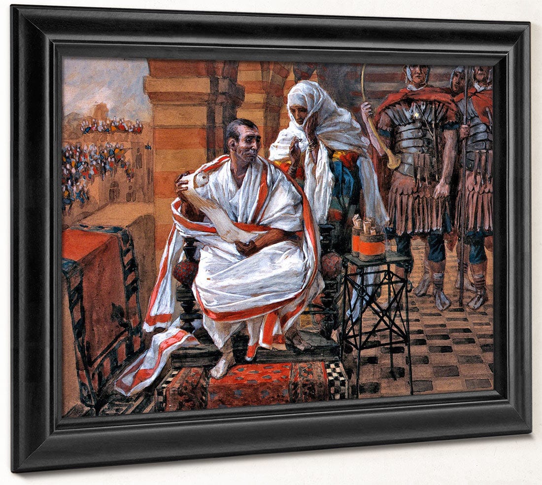 The Message Of Pilate's Wife By James Tissot Fine Art Print 2