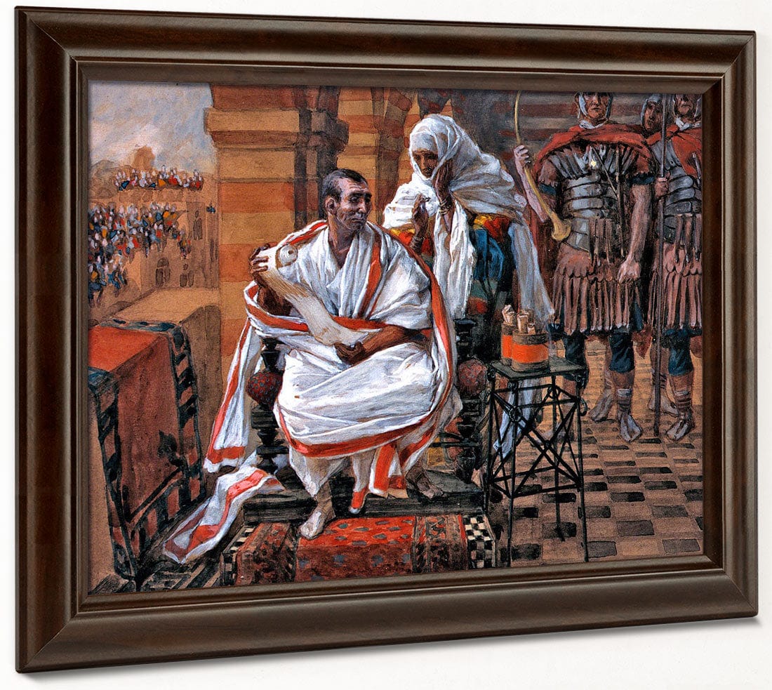 The Message Of Pilate's Wife By James Tissot Fine Art Print 2