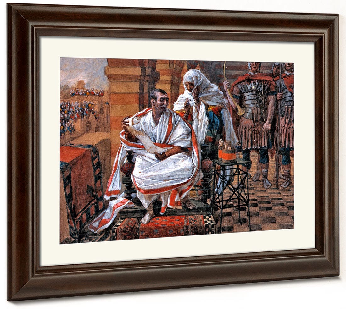The Message Of Pilate's Wife By James Tissot Fine Art Print 2