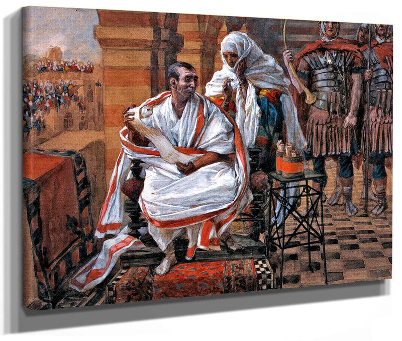 The Message Of Pilate's Wife By James Tissot Fine Art Print 2