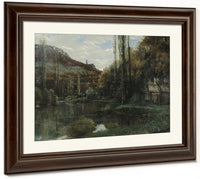 The Mirror On The River Loue At Scey En Varais, Near Ornans By Jean Desire Gustave Courbet Fine Art Print 2