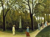 The Monument To Chopin In The Luxembourg Gardens By Henri Julien Felix Rousseau Fine Art Print 2