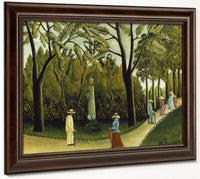 The Monument To Chopin In The Luxembourg Gardens By Henri Julien Felix Rousseau Fine Art Print 2