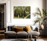 The Monument To Chopin In The Luxembourg Gardens By Henri Julien Felix Rousseau Fine Art Print 2