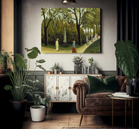 The Monument To Chopin In The Luxembourg Gardens By Henri Julien Felix Rousseau Fine Art Print 2