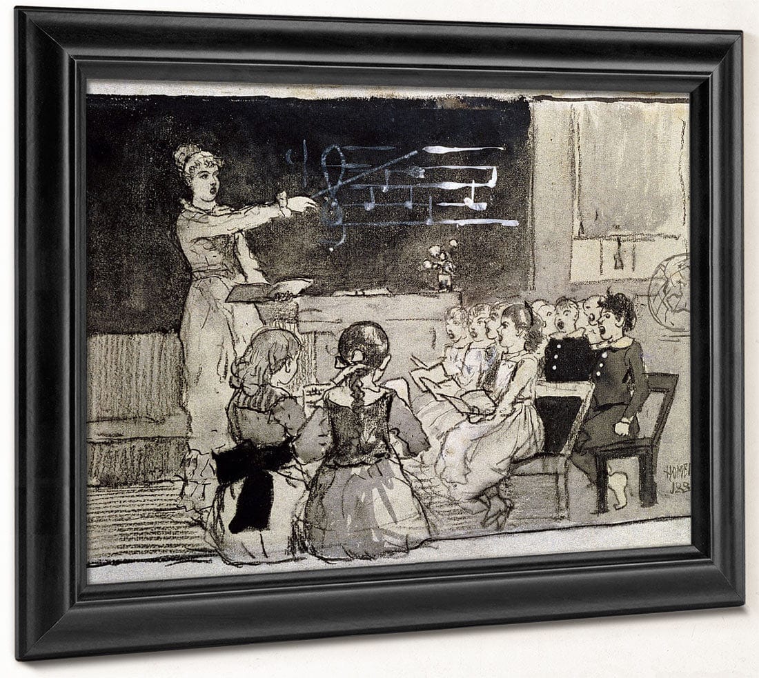 The Music Lesson By Winslow Homer Fine Art Print 2
