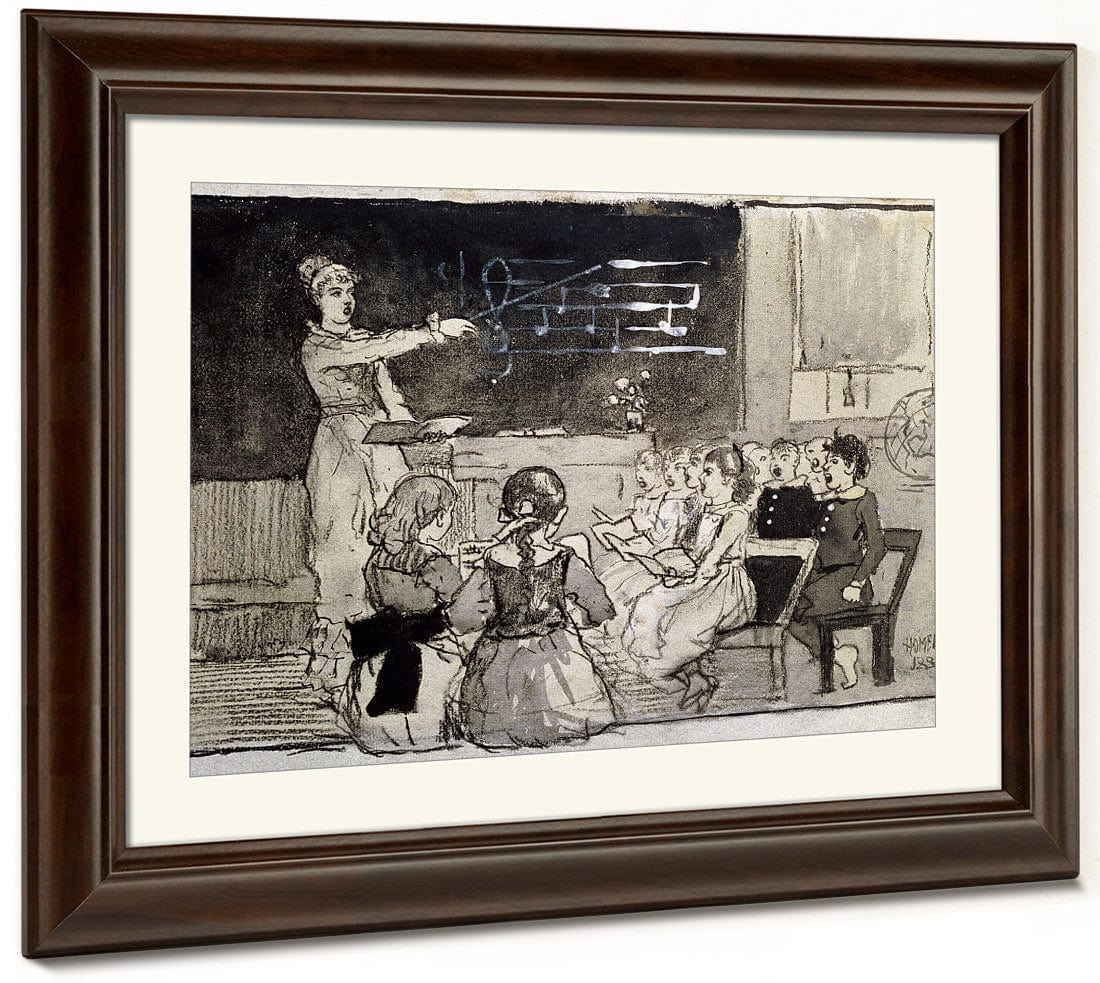 The Music Lesson By Winslow Homer Fine Art Print 2
