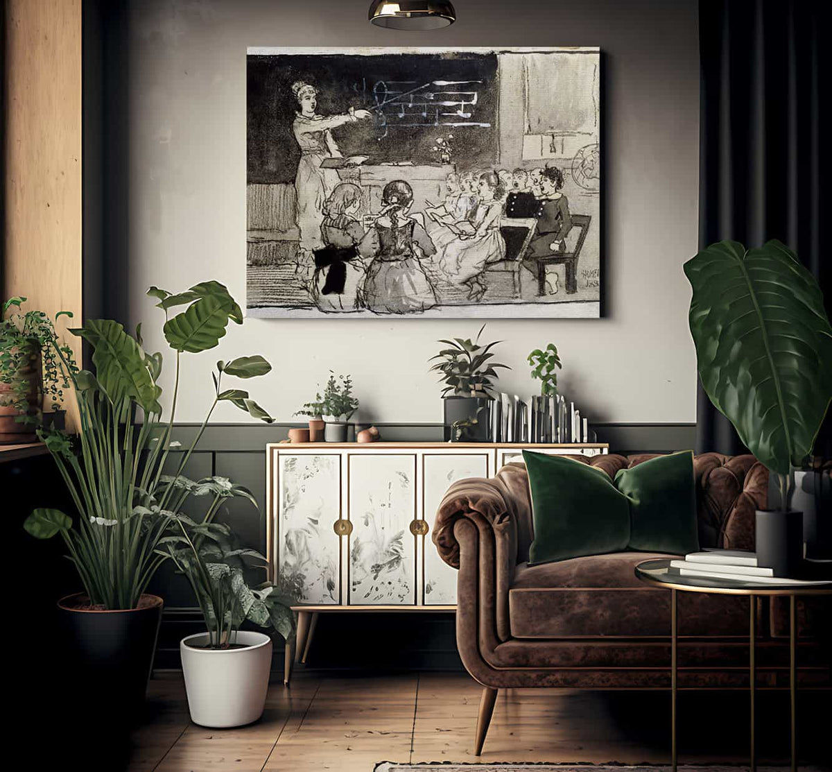 The Music Lesson By Winslow Homer Fine Art Print 2