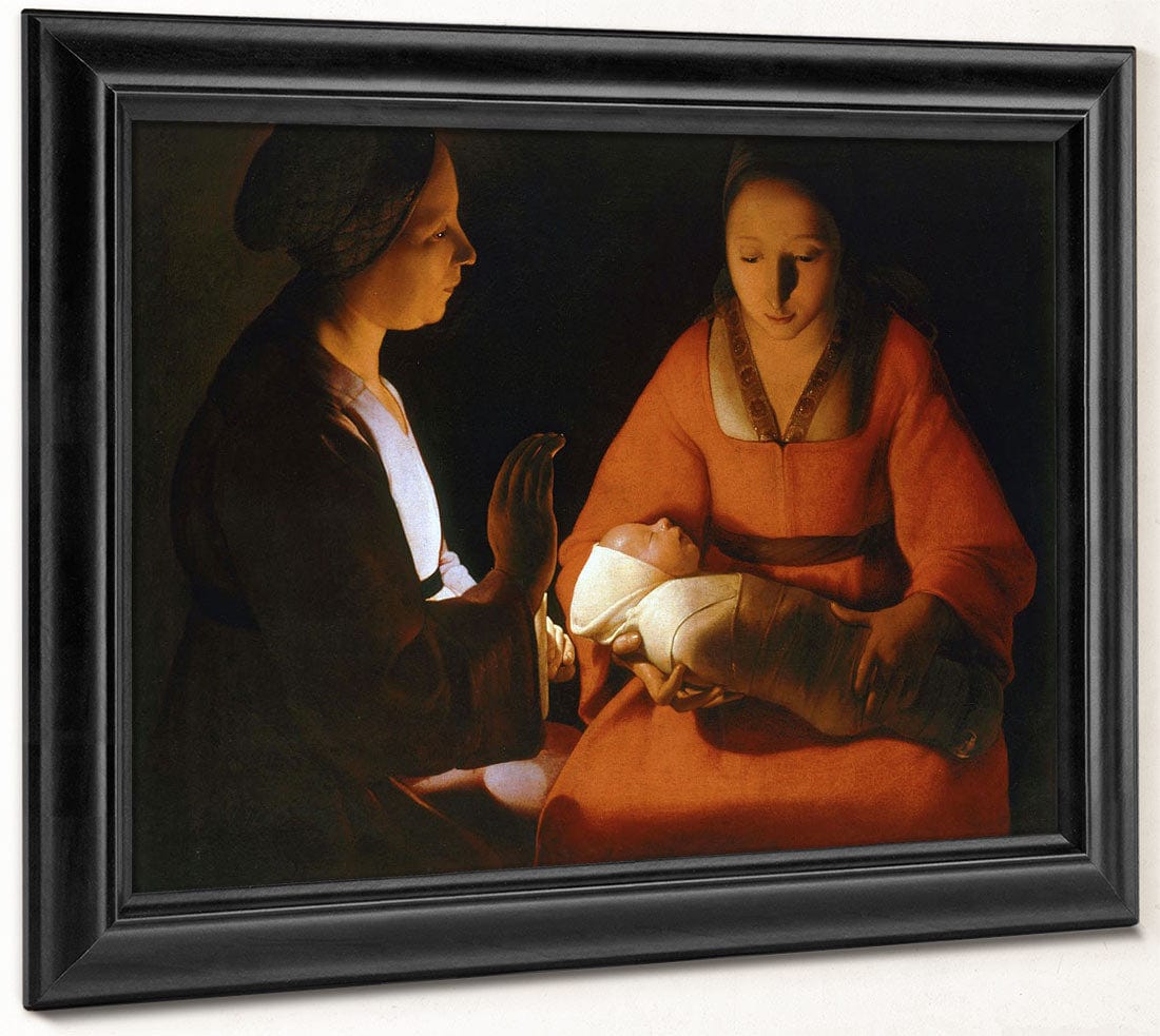 The Newborn Christ 1640 By Georges De Latour Fine Art Print 2