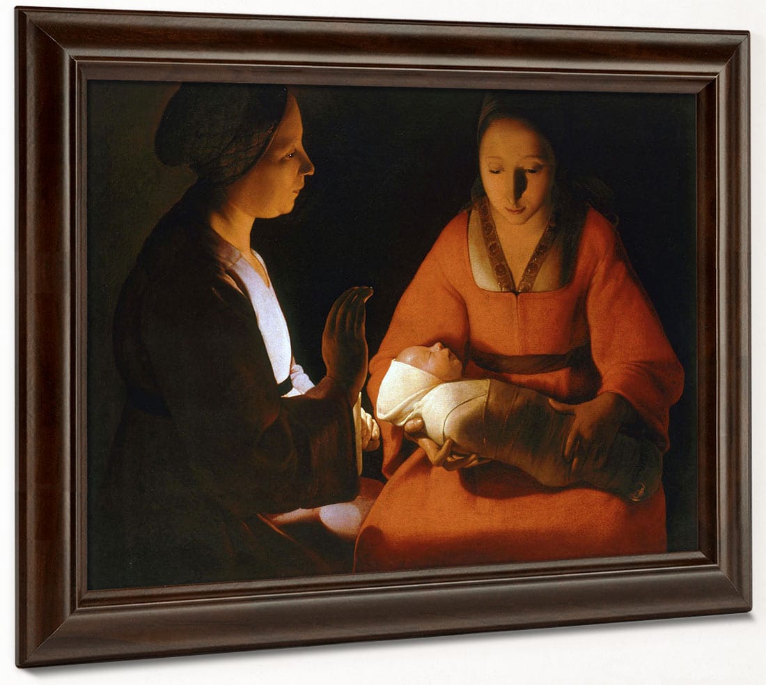 The Newborn Christ 1640 By Georges De Latour Fine Art Print 2