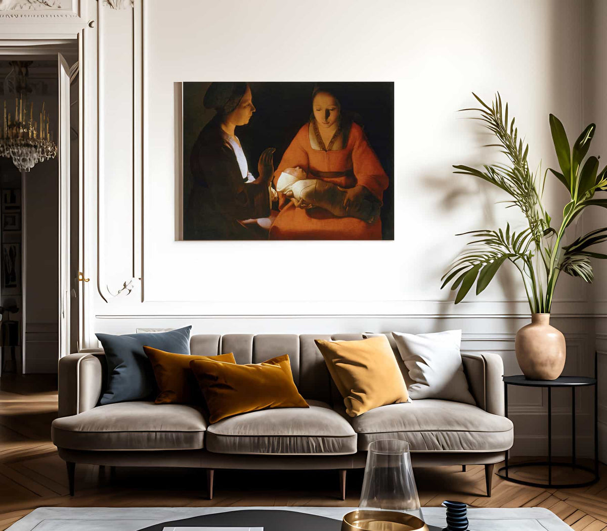 The Newborn Christ 1640 By Georges De Latour Fine Art Print 2