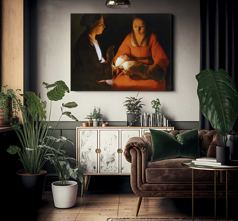 The Newborn Christ 1640 By Georges De Latour Fine Art Print 2