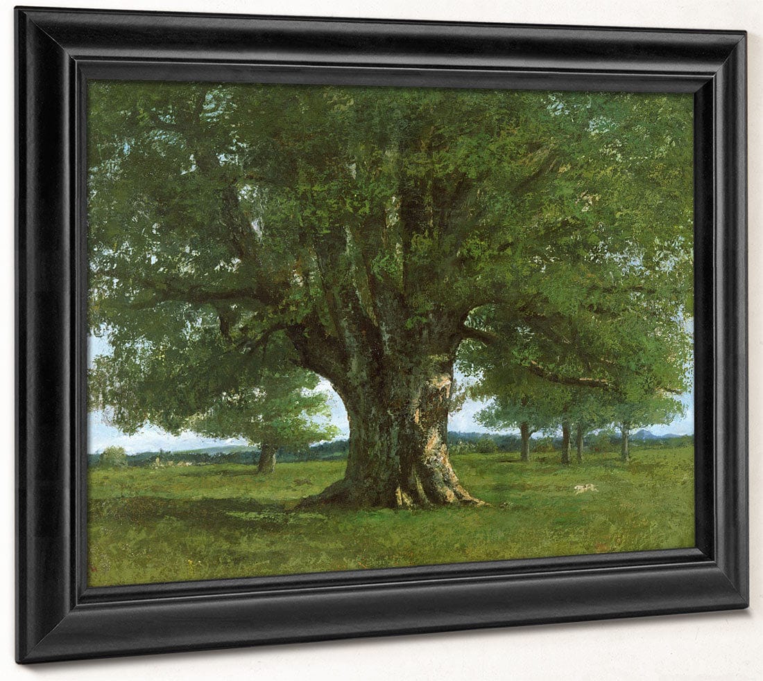 The Oak Of Flagey, Called Vercingetorix By Jean Desire Gustave Courbet Fine Art Print 2