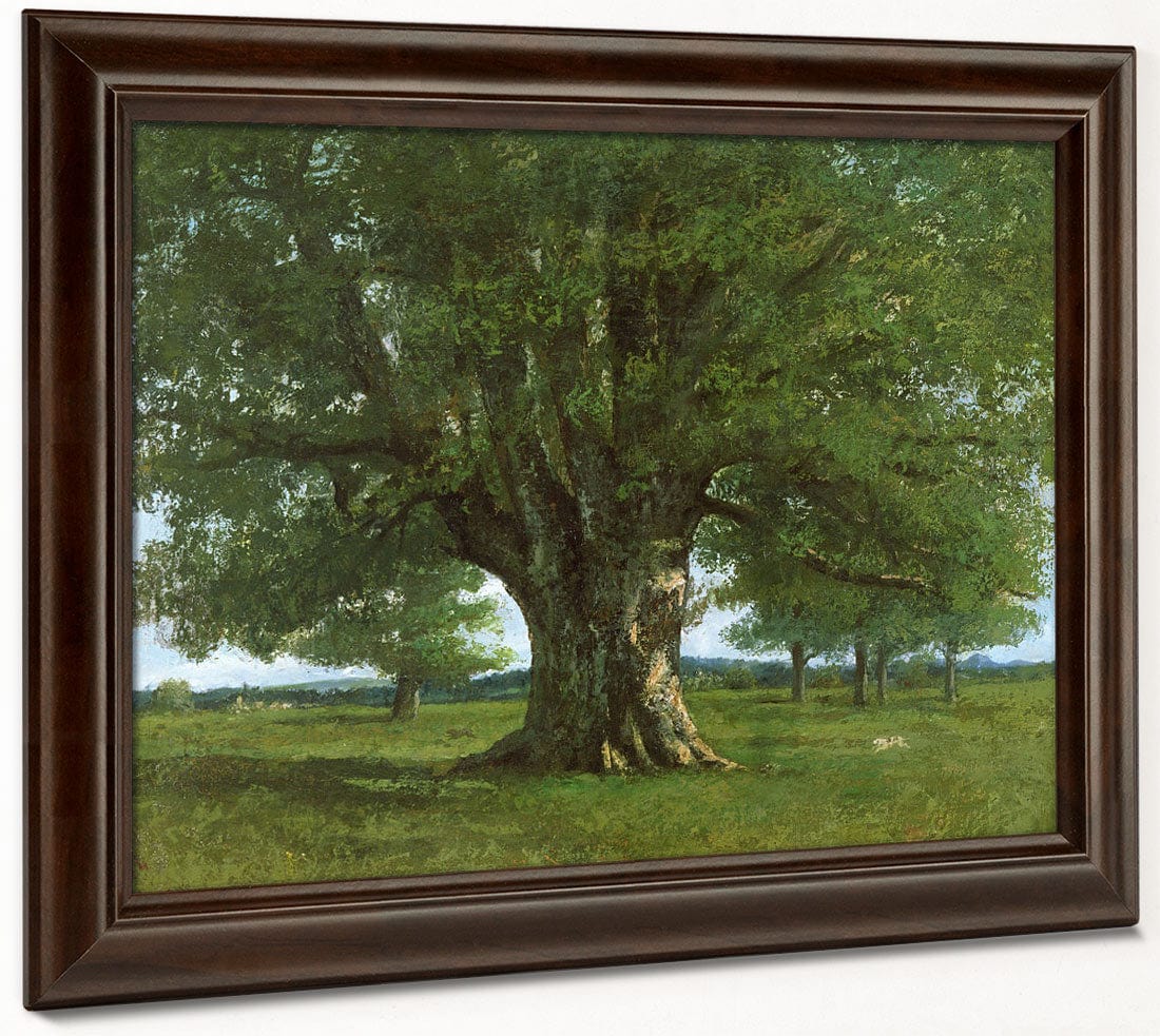 The Oak Of Flagey, Called Vercingetorix By Jean Desire Gustave Courbet Fine Art Print 2