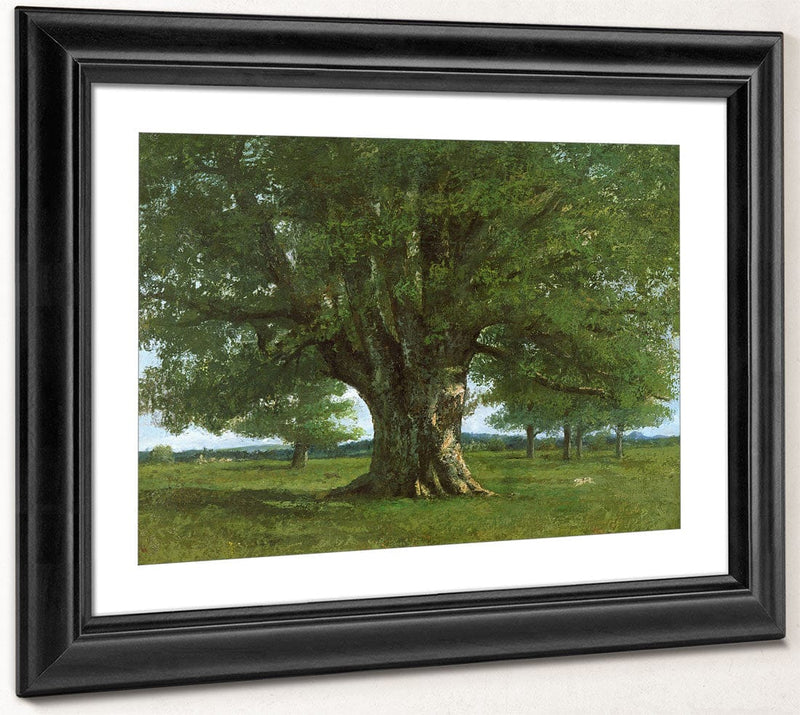 The Oak Of Flagey, Called Vercingetorix By Jean Desire Gustave Courbet Fine Art Print 2