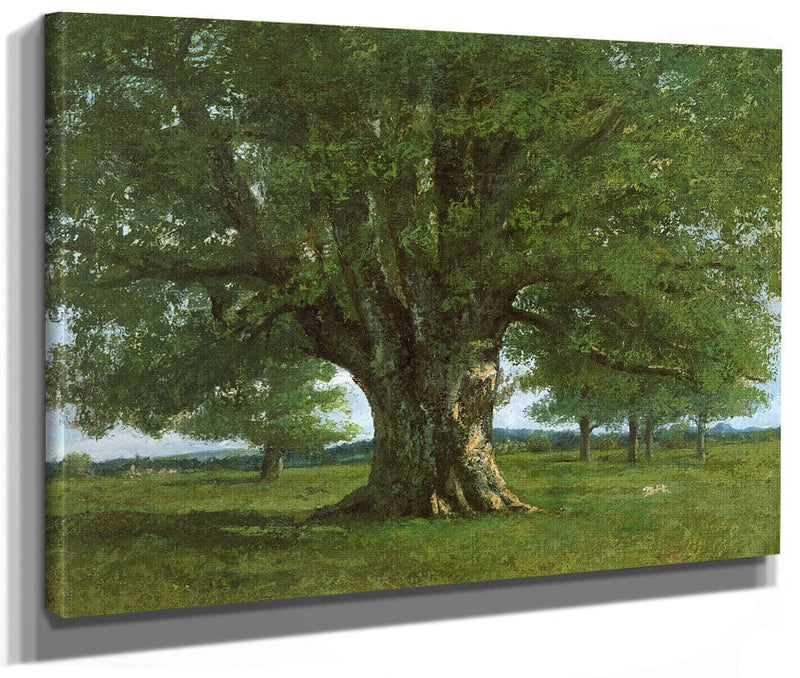 The Oak Of Flagey, Called Vercingetorix By Jean Desire Gustave Courbet Fine Art Print 2