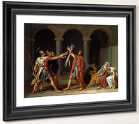 The Oath Of The Horatii By Jacques Louis David Fine Art Print 2