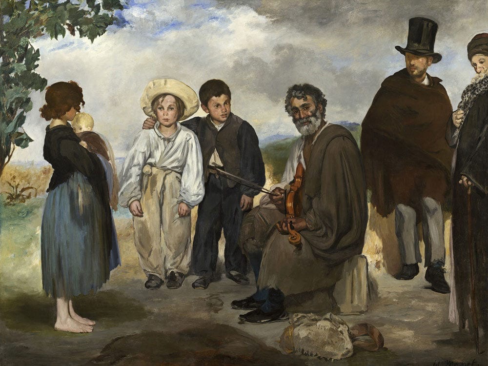 The Old Musician By Edouard Manet Fine Art Print 2