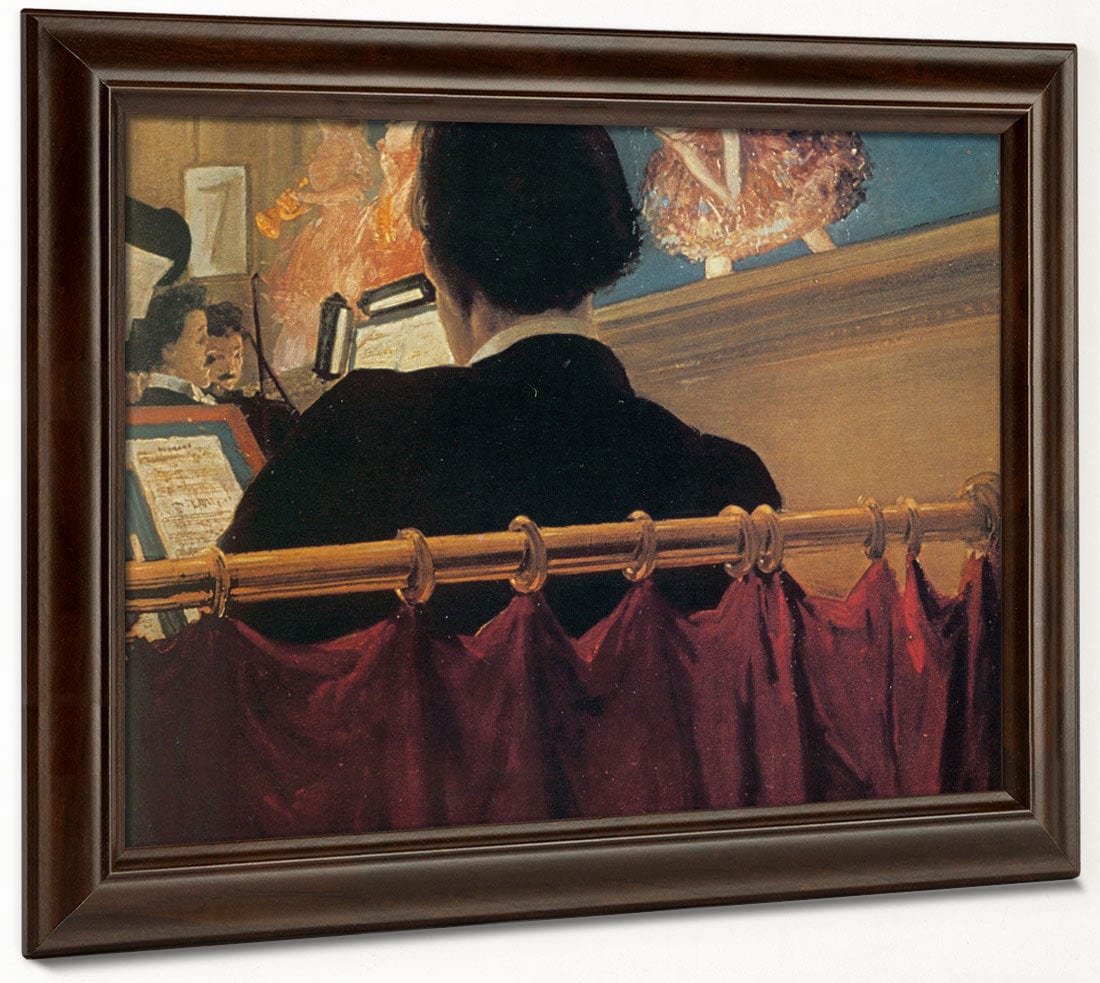 The Orchestra Pit (Old Proctors Fifth Avenue Theatre) 1906 By Everett Shinn Fine Art Print 2