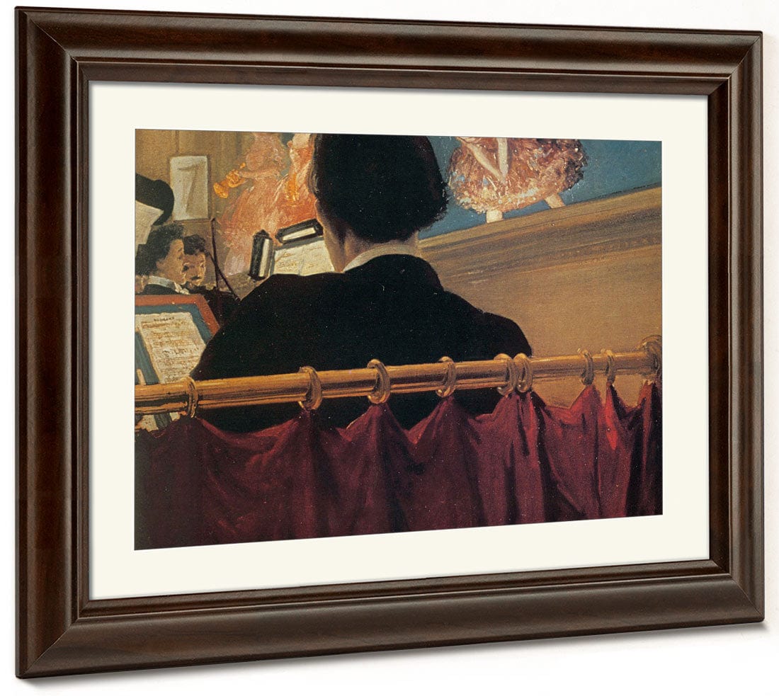 The Orchestra Pit (Old Proctors Fifth Avenue Theatre) 1906 By Everett Shinn Fine Art Print 2