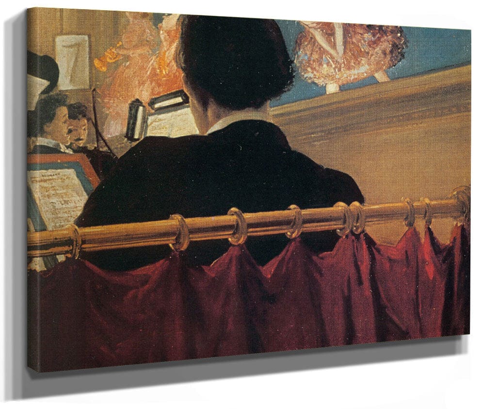 The Orchestra Pit (Old Proctors Fifth Avenue Theatre) 1906 By Everett Shinn Fine Art Print 2