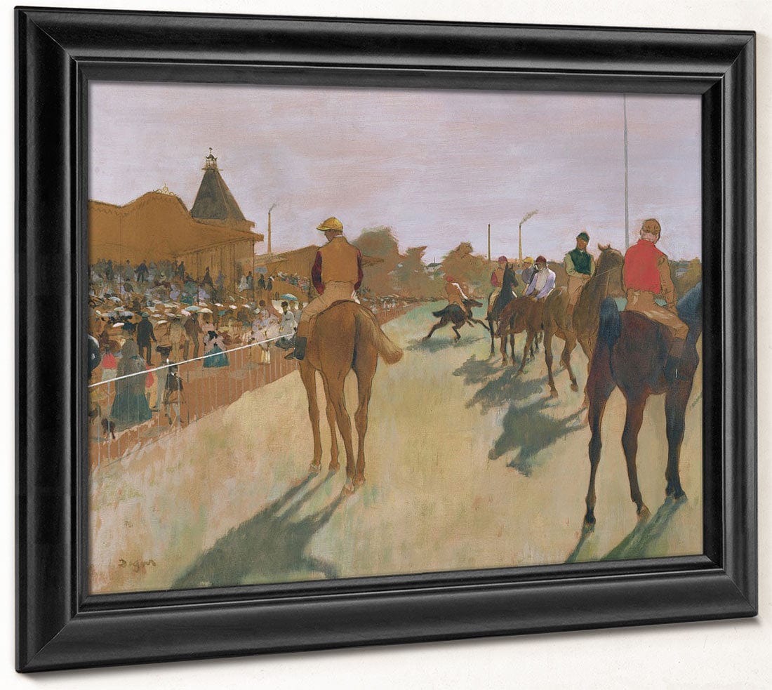 The Parade, Or Race Horses In Front Of The Stands By Edgar Degas Fine Art Print 2