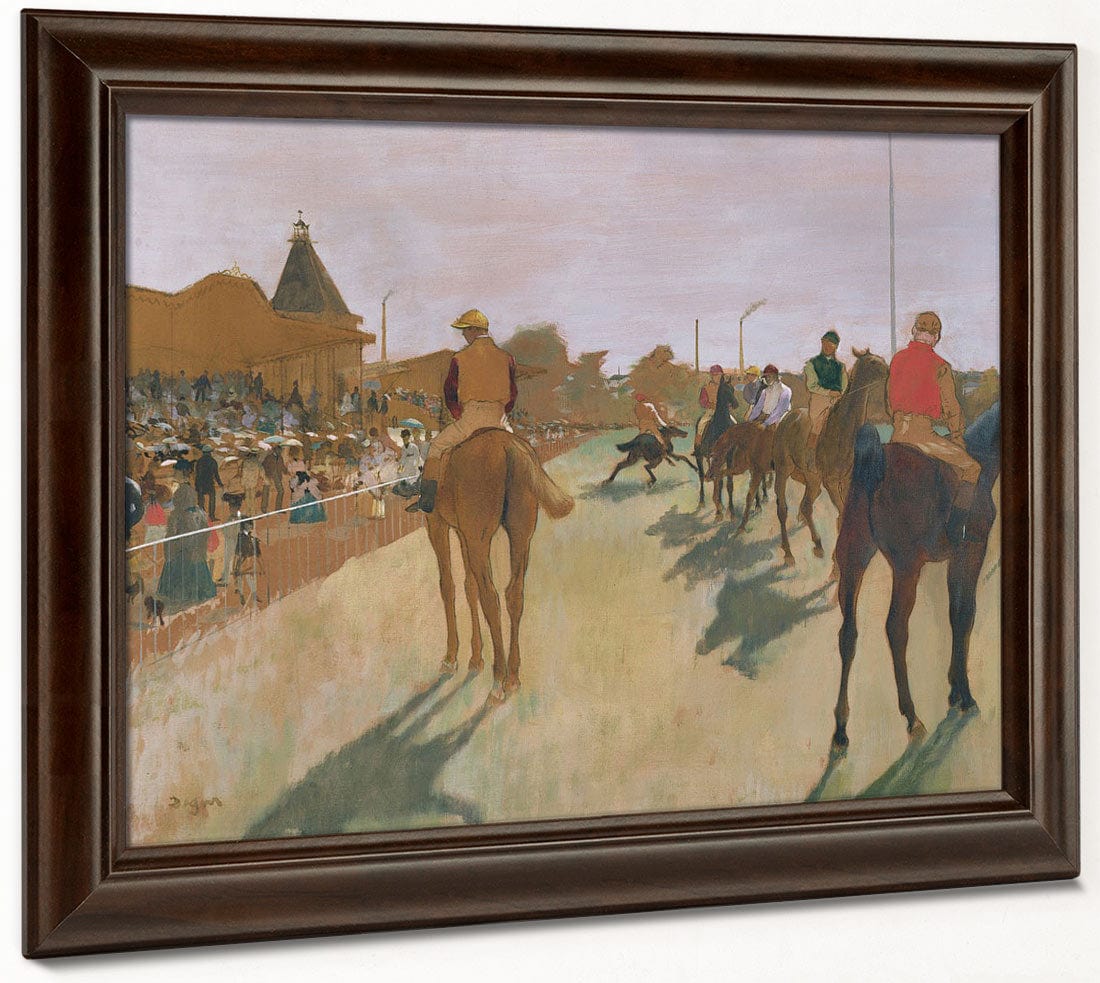 The Parade, Or Race Horses In Front Of The Stands By Edgar Degas Fine Art Print 2