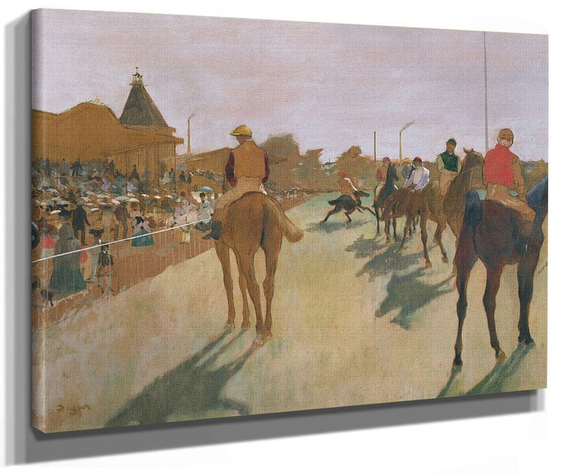 The Parade, Or Race Horses In Front Of The Stands By Edgar Degas Fine Art Print 2