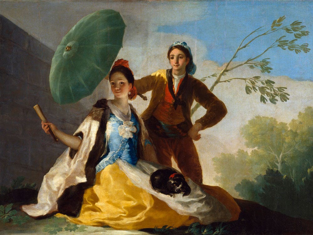 The Parasol By Francisco De Goya Fine Art Print 2