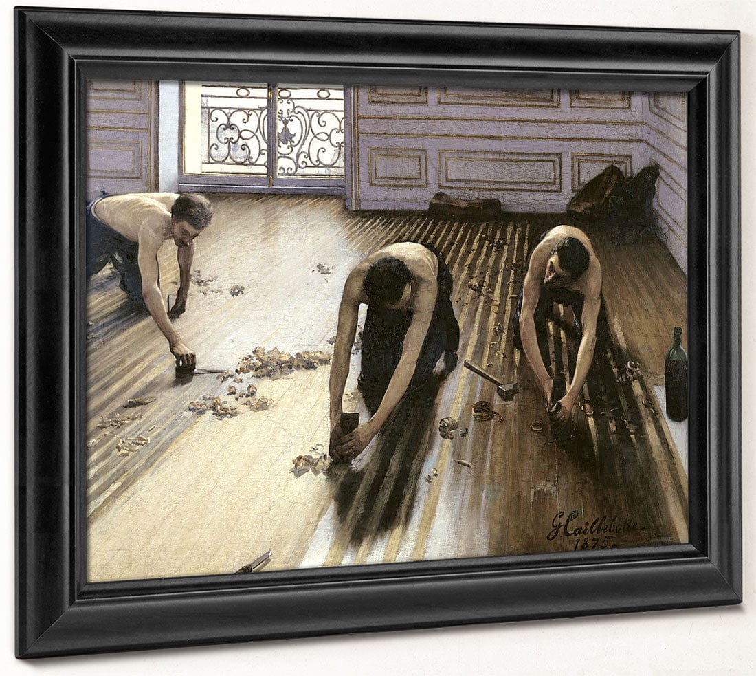The Parquet Planers By Gustave Caillebotte Fine Art Print 2