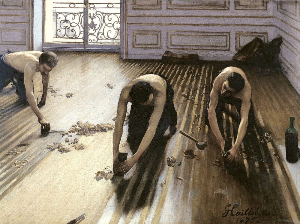 The Parquet Planers By Gustave Caillebotte Fine Art Print 2