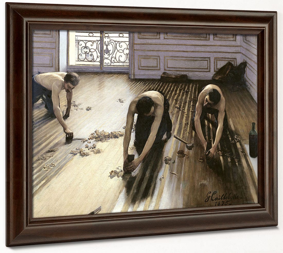 The Parquet Planers By Gustave Caillebotte Fine Art Print 2