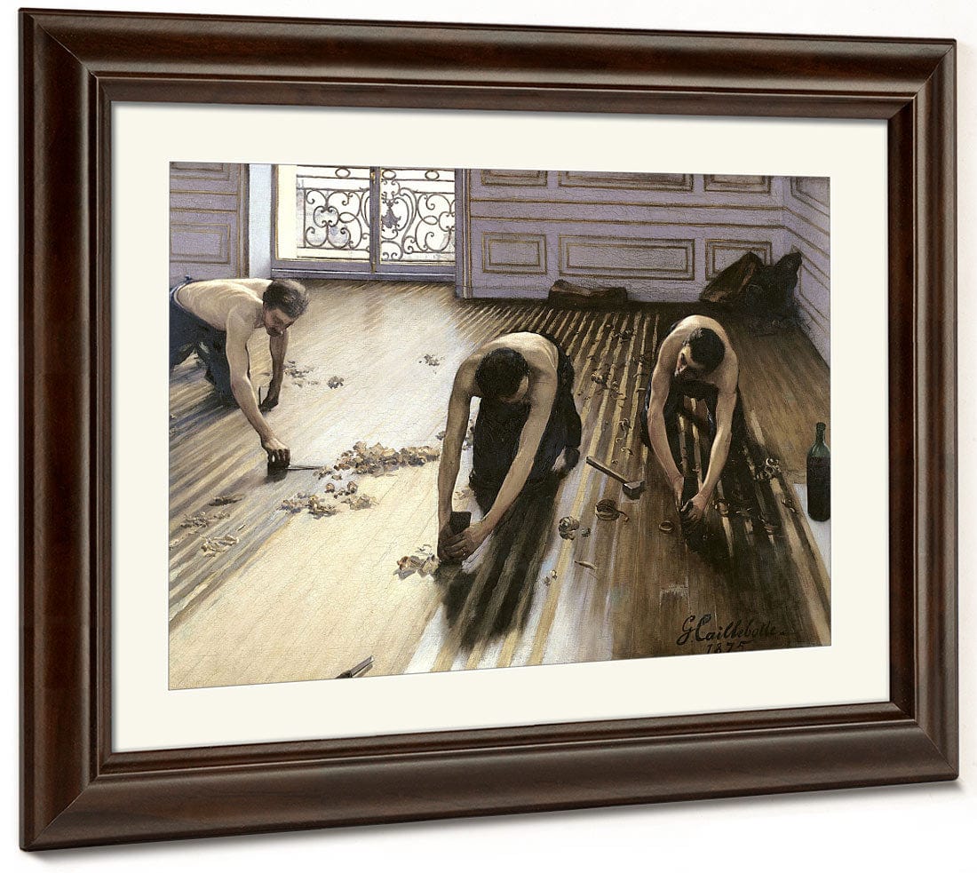 The Parquet Planers By Gustave Caillebotte Fine Art Print 2