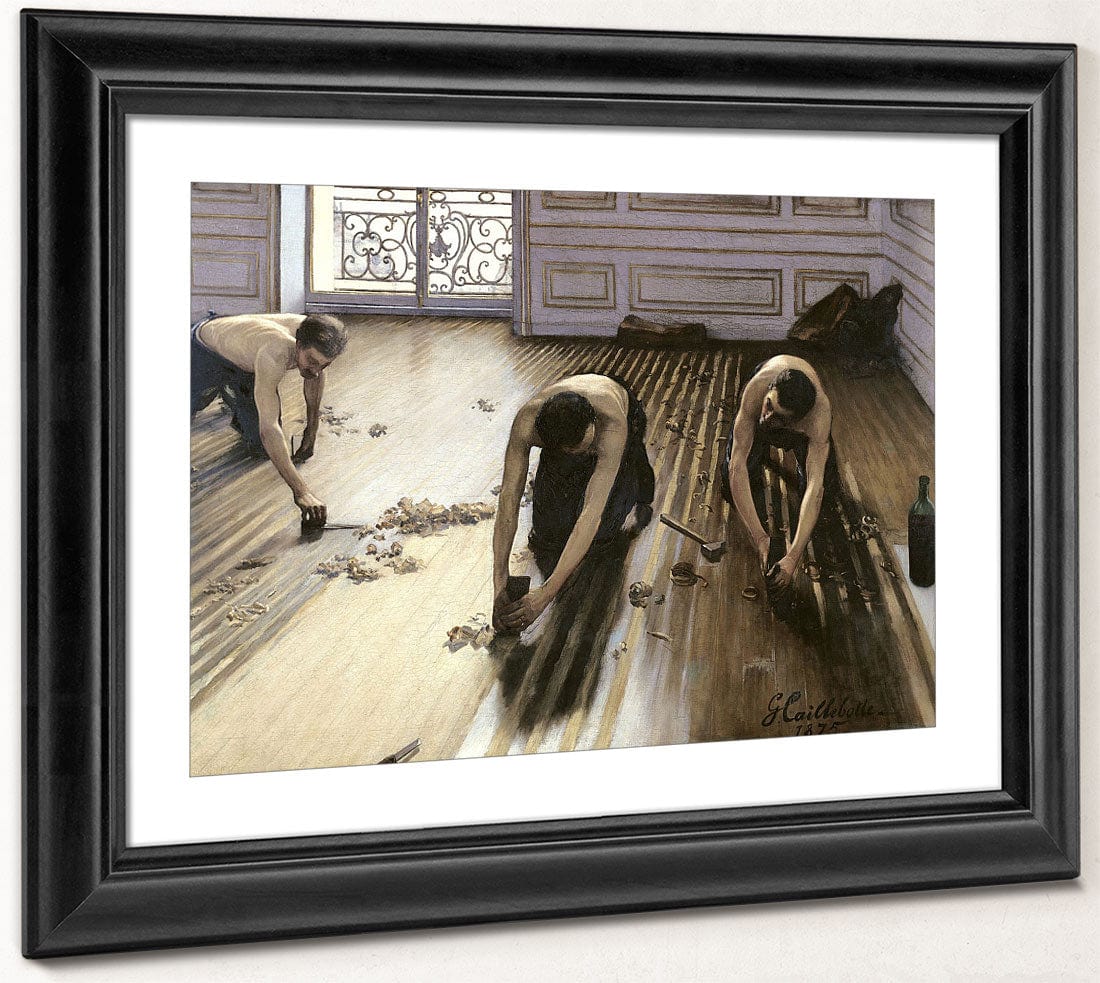 The Parquet Planers By Gustave Caillebotte Fine Art Print 2