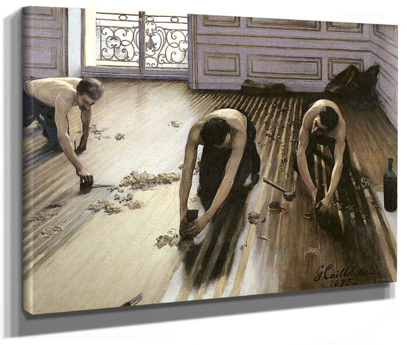 The Parquet Planers By Gustave Caillebotte Fine Art Print 2