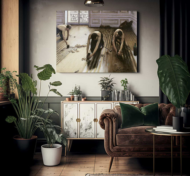 The Parquet Planers By Gustave Caillebotte Fine Art Print 2