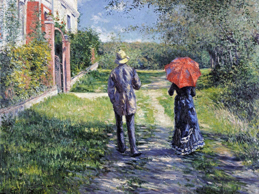 The Path Uphill By Gustave Caillebotte Fine Art Print 2
