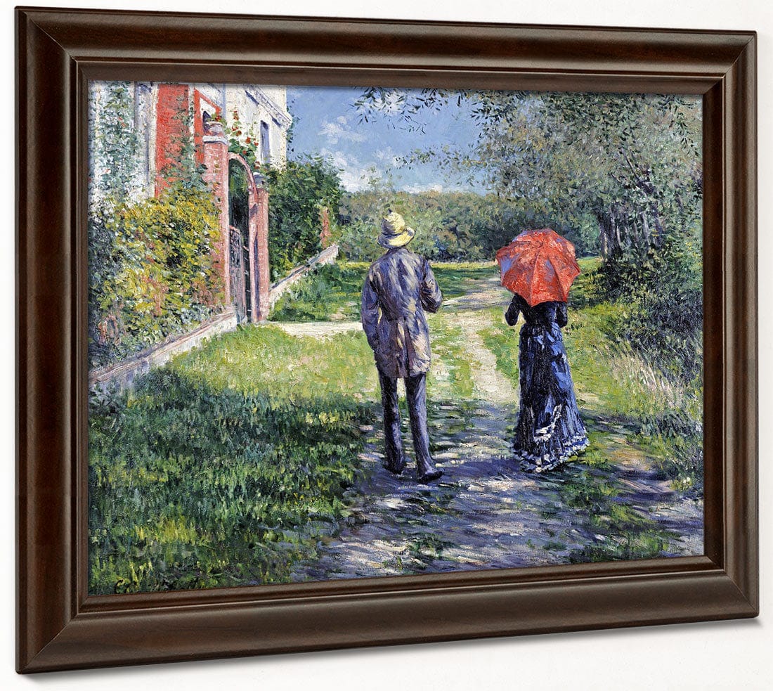 The Path Uphill By Gustave Caillebotte Fine Art Print 2
