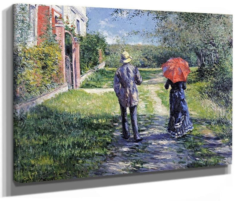 The Path Uphill By Gustave Caillebotte Fine Art Print 2