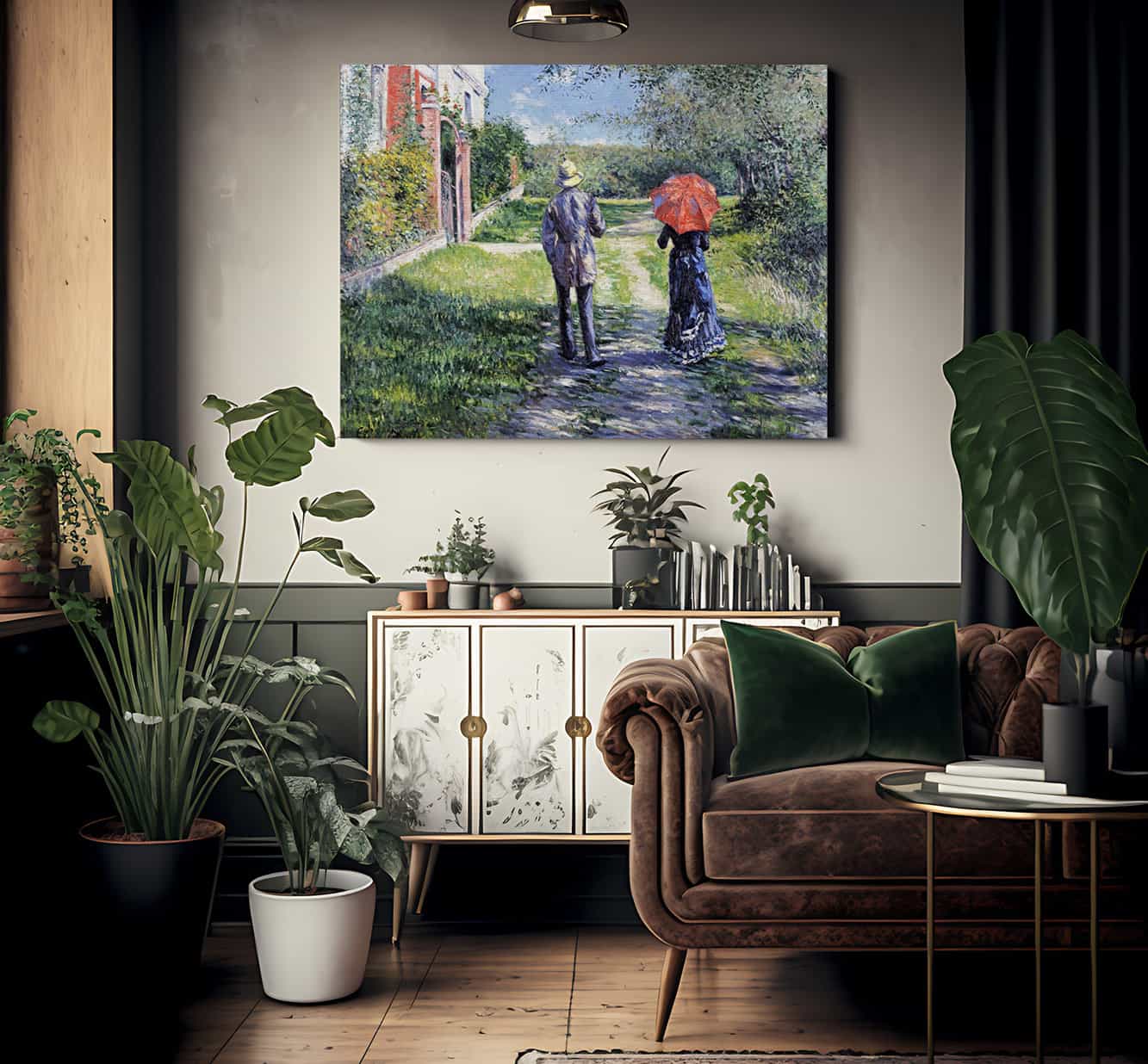The Path Uphill By Gustave Caillebotte Fine Art Print 2