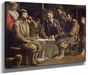 The Peasant's Meal By Louis Le Nain Fine Art Print 2