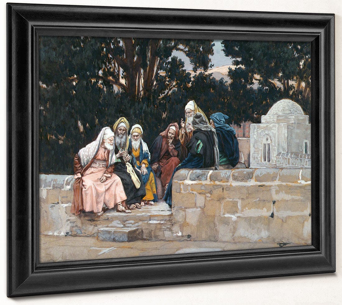 The Pharisees And Herodians Take Counsel Against Jesus By James Tissot Fine Art Print 2
