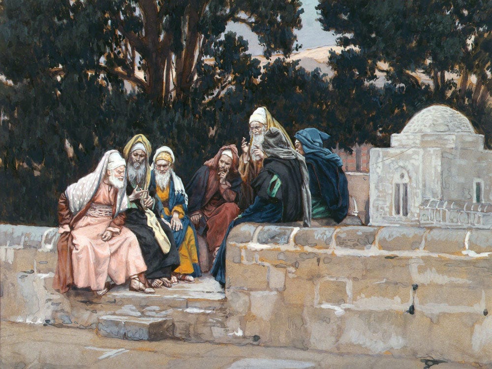 The Pharisees And Herodians Take Counsel Against Jesus By James Tissot Fine Art Print 2