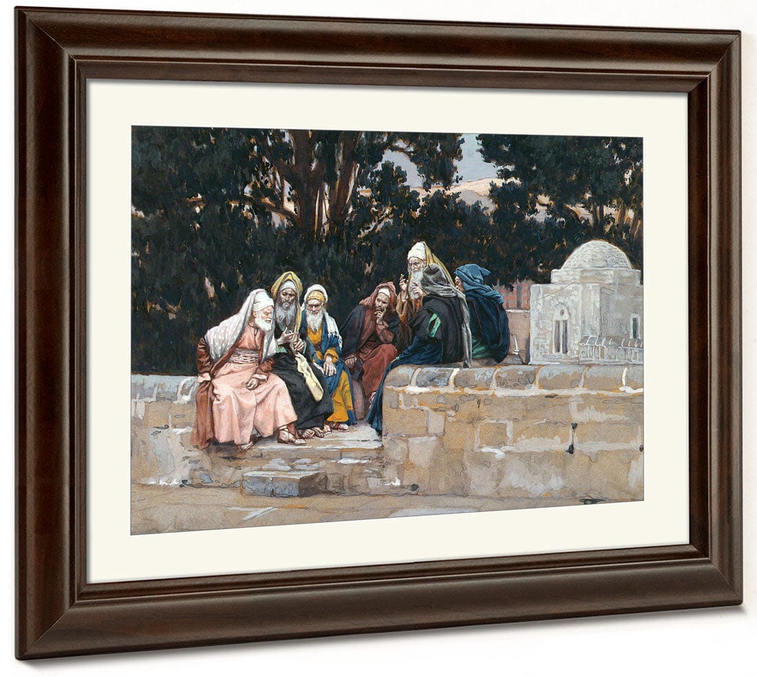 The Pharisees And Herodians Take Counsel Against Jesus By James Tissot Fine Art Print 2