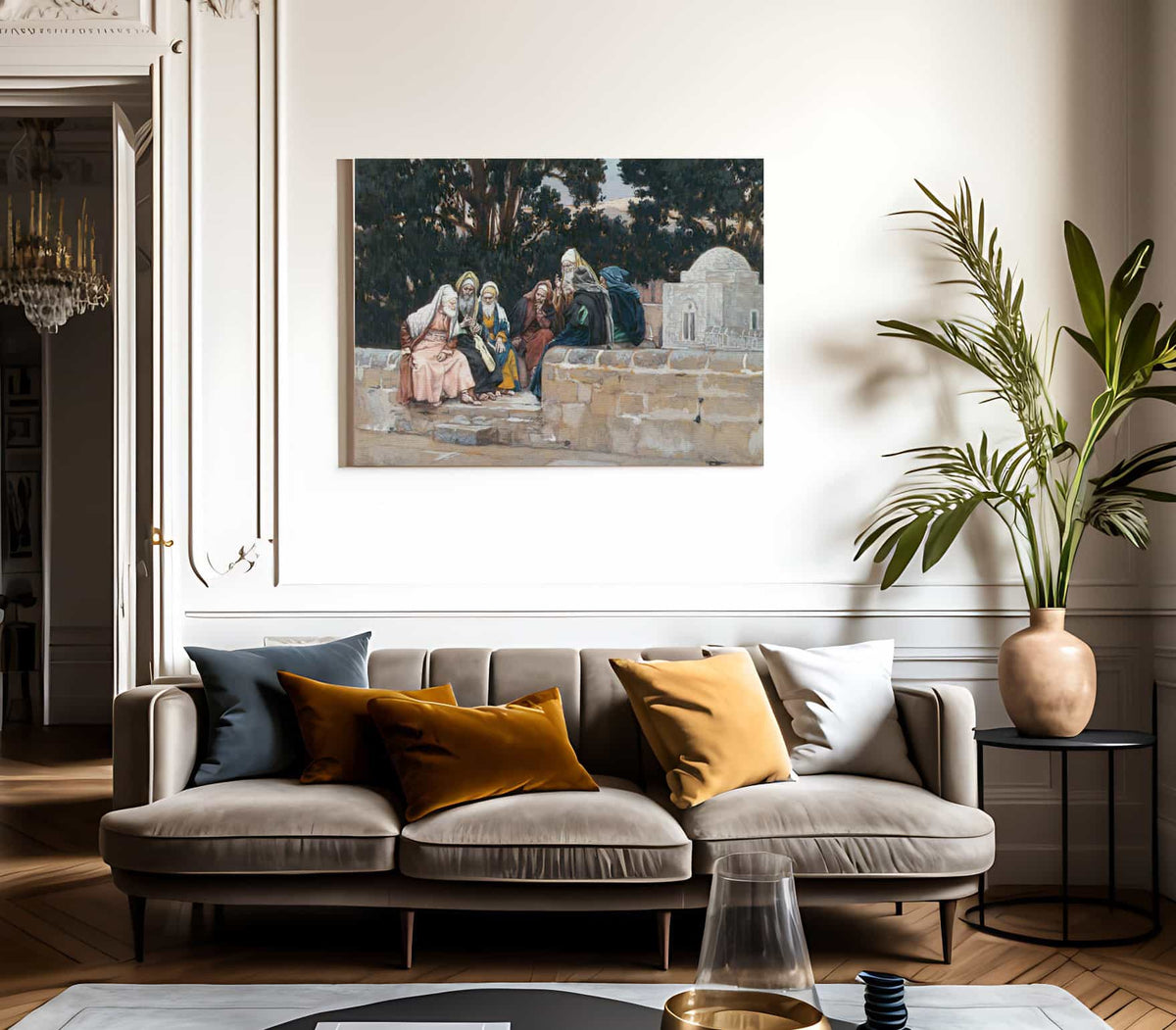 The Pharisees And Herodians Take Counsel Against Jesus By James Tissot Fine Art Print 2