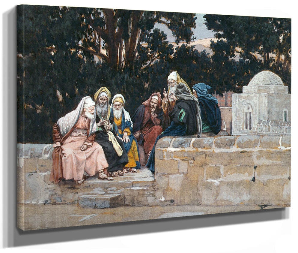 The Pharisees And Herodians Take Counsel Against Jesus By James Tissot Fine Art Print 2