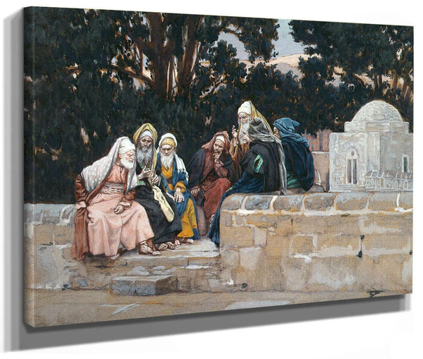 The Pharisees And Herodians Take Counsel Against Jesus By James Tissot Fine Art Print 2