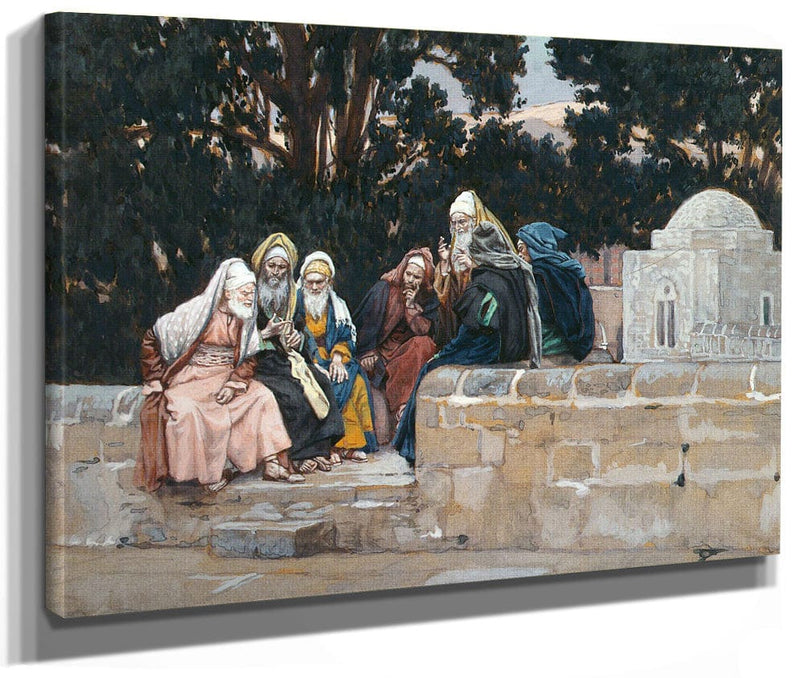 The Pharisees And Herodians Take Counsel Against Jesus By James Tissot Fine Art Print 2
