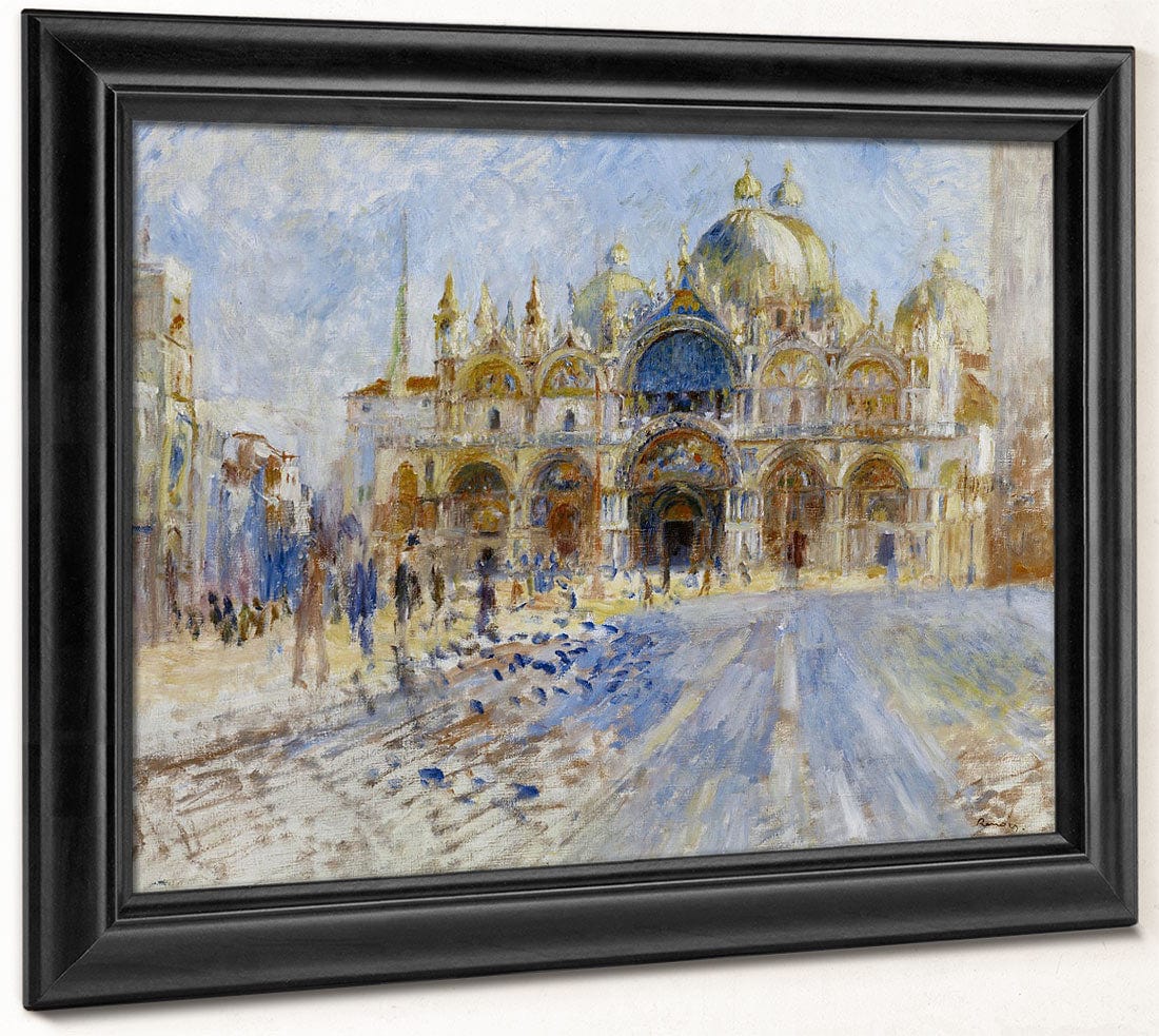 The Piazza San Marco, Venice By Pierre Auguste Renoir Fine Art Print 2